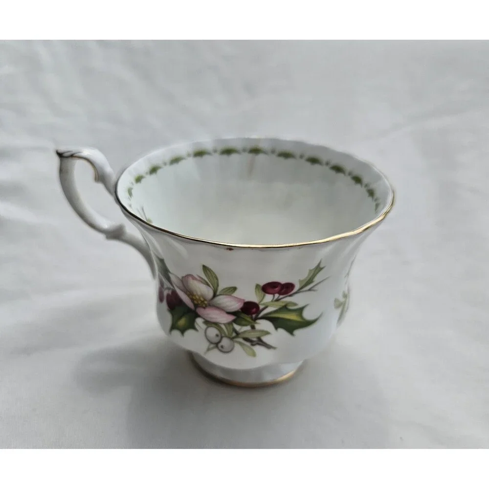 Royal Albert Flower of the Month December Christmas Rose Bone China Cup Only